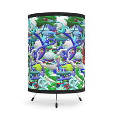 Load image into Gallery viewer, Tripod Lamp with High-Res Printed Shade, US\CA plug Laila Lago &amp; C. by I.A.
