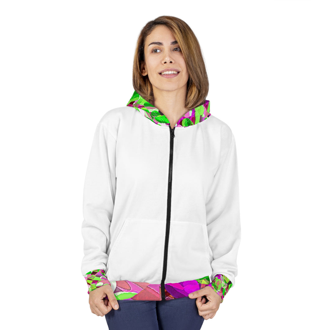 felpa con zip linea -Gioia-