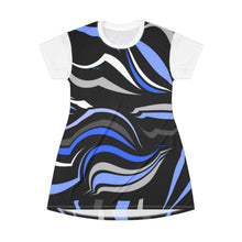 Carica l&#39;immagine nel visualizzatore di Gallery, All Over Print T-Shirt Dress Laila Lago &amp; C. by I.A.
