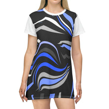 Carica l&#39;immagine nel visualizzatore di Gallery, All Over Print T-Shirt Dress Laila Lago &amp; C. by I.A.
