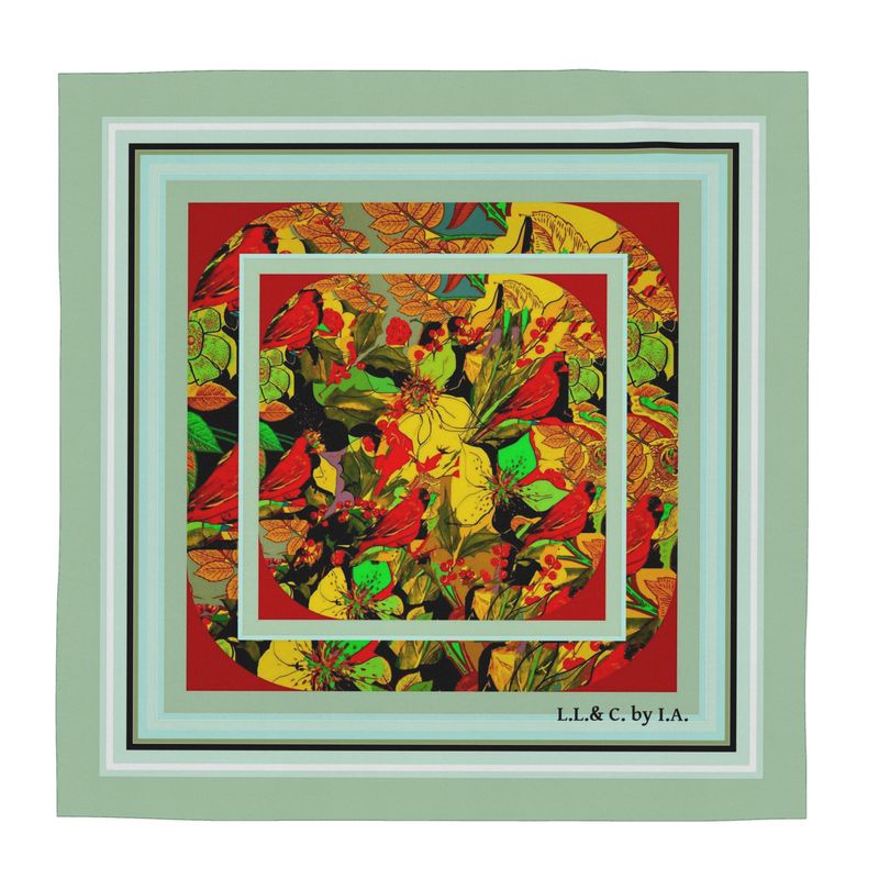 Foulard in seta linea I fiori