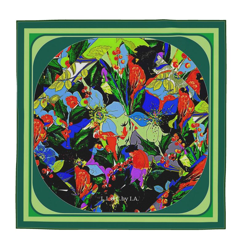 Foulard in seta linea I fiori