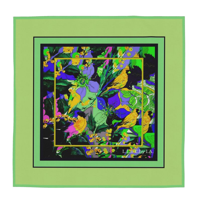 Foulard in seta linea I fiori