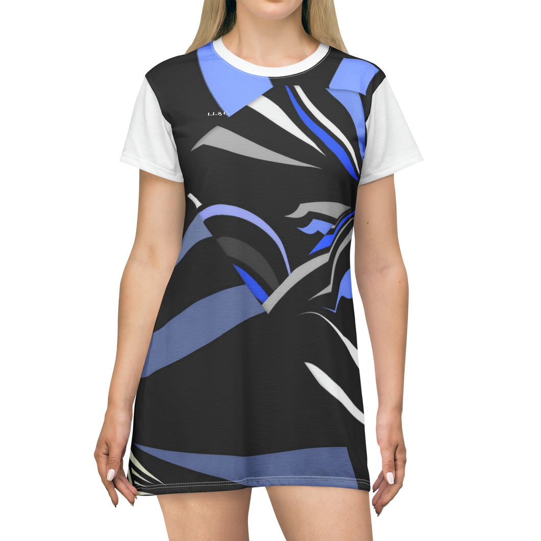 All Over Print T-Shirt Dress Laila Lago & C. by I.A.