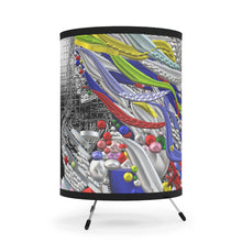 Carica l&#39;immagine nel visualizzatore di Gallery, Lampada con stampa artistica linea-il vento il sole-
