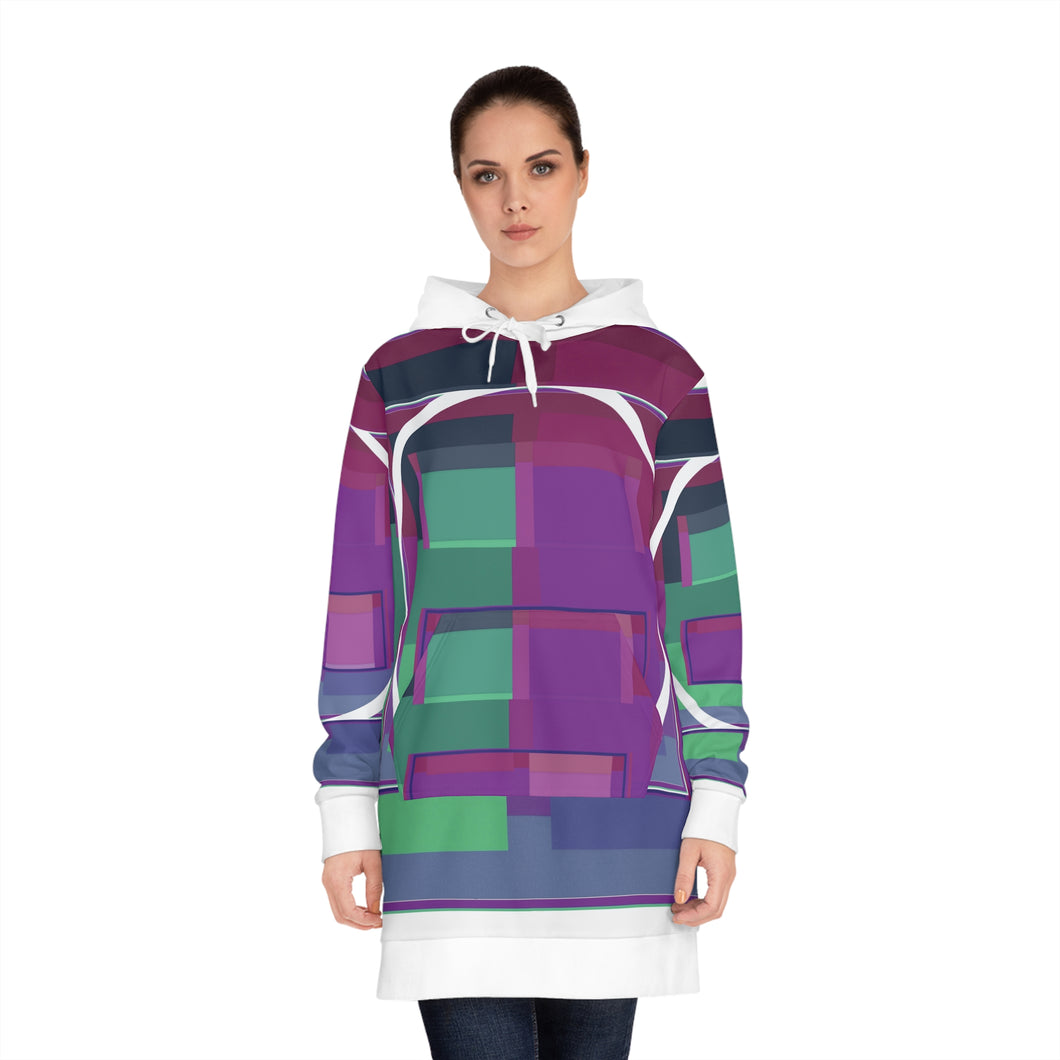 Felpa donna linea -Arcani maggiori arancio viola verde-