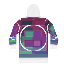 Carica l&#39;immagine nel visualizzatore di Gallery, Felpa donna linea -Arcani maggiori arancio viola verde-
