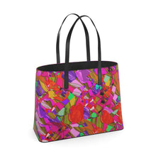Carica l&#39;immagine nel visualizzatore di Gallery, Borsa Tote in pelle a spalla linea Tulips
