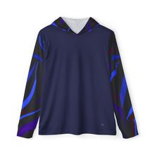Carica l&#39;immagine nel visualizzatore di Gallery, Camicia sportiva linea -Onde blu azzurre-
