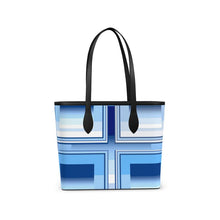 Load image into Gallery viewer, Borsa in pelle linea Gradazioni azzurre
