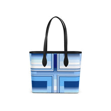 Load image into Gallery viewer, Borsa in pelle linea Gradazioni azzurre
