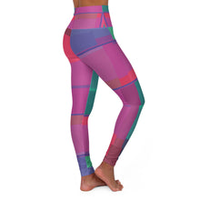 Carica l&#39;immagine nel visualizzatore di Gallery, Leggings linea-Arcani maggiori verde rosa-
