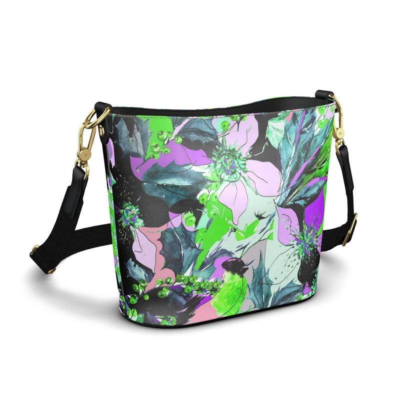 Borsa in pelle linea I fiori