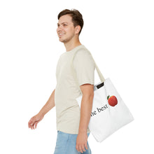 Load image into Gallery viewer, Graphic Tote Bag – "RED COLOR" Cosmetic Makeup Print
