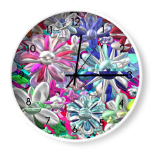 Carica l&#39;immagine nel visualizzatore di Gallery, Orologio da parete linea I fiori
