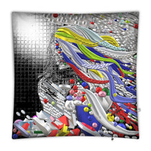Carica l&#39;immagine nel visualizzatore di Gallery, Cuscino da pavimento  linea -IL VENTO IL SOLE -
