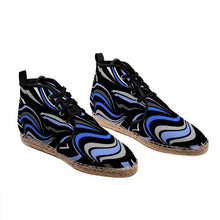 Carica l&#39;immagine nel visualizzatore di Gallery, Espadrillas a scarponcino linea  linea -Le onde-
