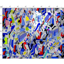 Carica l&#39;immagine nel visualizzatore di Gallery, Stoffa con stampa arte linea  -Arte e colore-

