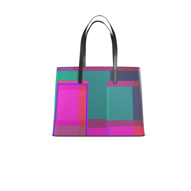 Borsa in pelle lin ea Arcani maggiori verde rosa