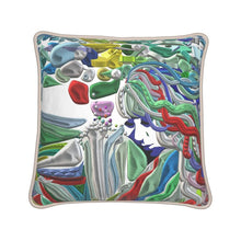 Carica l'immagine nel visualizzatore di Gallery, Cuscino in seta linea -Mistery-
