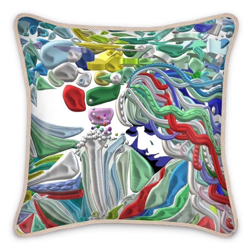 Cuscino in seta linea -Mistery-