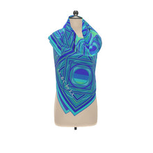 Carica l&#39;immagine nel visualizzatore di Gallery, Foulard in seta linea Smeraldo
