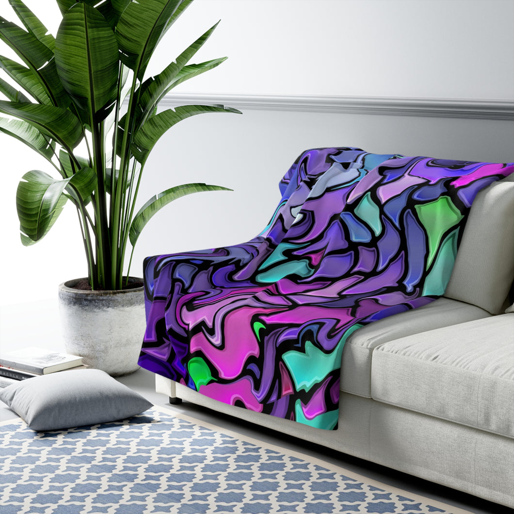 Sherpa Fleece Blanket Laila Lago & C. by I.A.