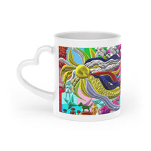 Carica l&#39;immagine nel visualizzatore di Gallery, Tazza con stampa artistiva linea -Vita sottomarina-
