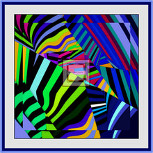 Load image into Gallery viewer, Foulard artistico in seta linea Mai invisibili
