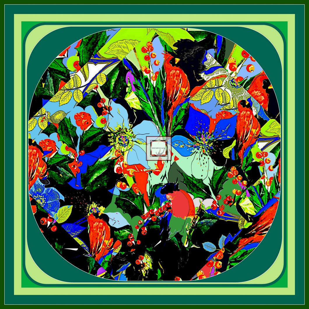 Foulard in seta linea I fiori