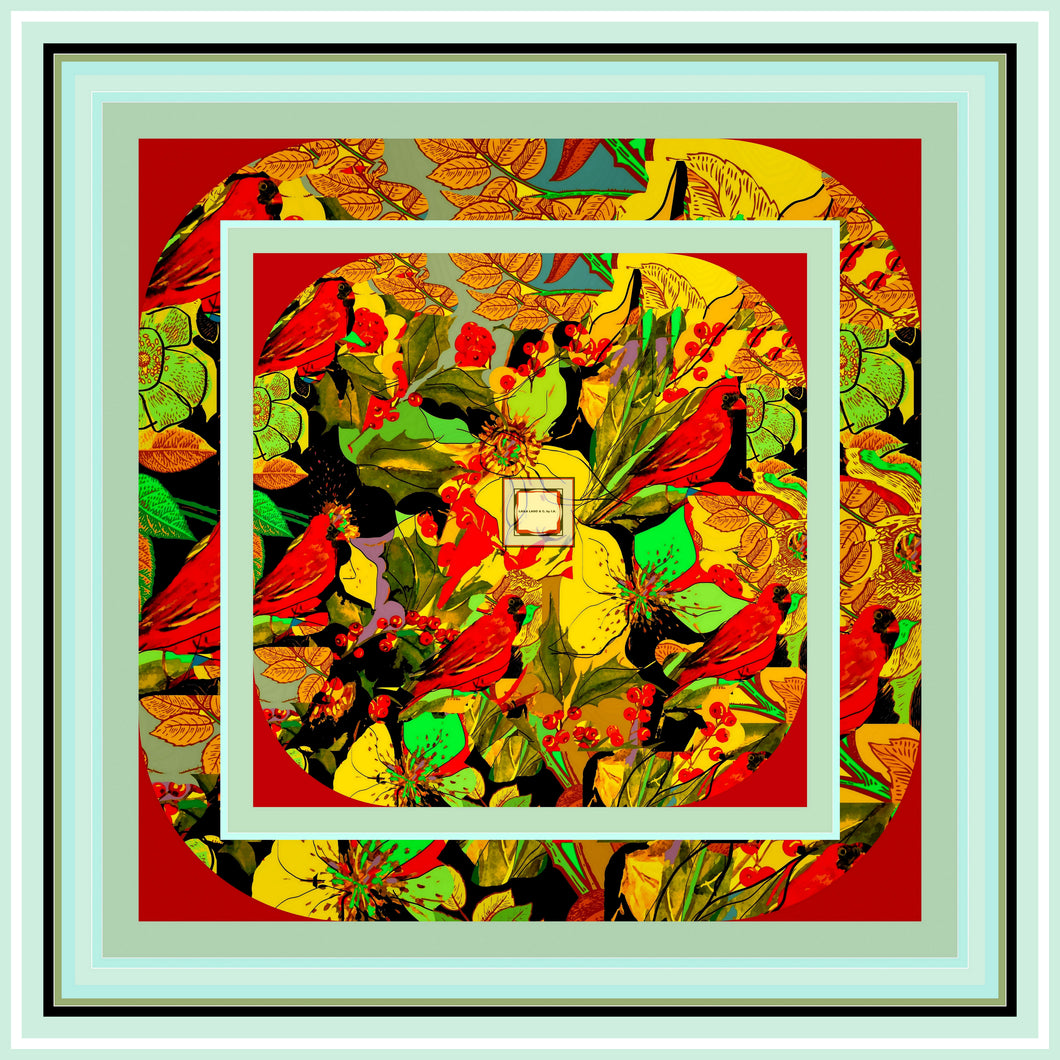 Foulard in seta linea I fiori