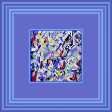 Carica l&#39;immagine nel visualizzatore di Gallery, Foulard in seta linea Arte moderna
