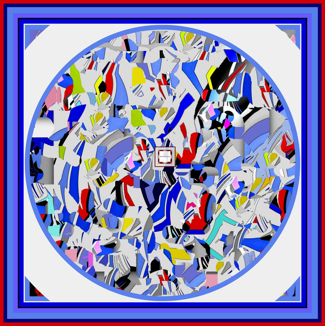 Foulard in seta linea Arte moderna
