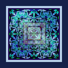 Carica l&#39;immagine nel visualizzatore di Gallery, Elegante foulard in seta linea Floreal
