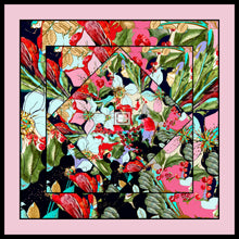 Carica l&#39;immagine nel visualizzatore di Gallery, Foulard artistici in seta linea I fiori
