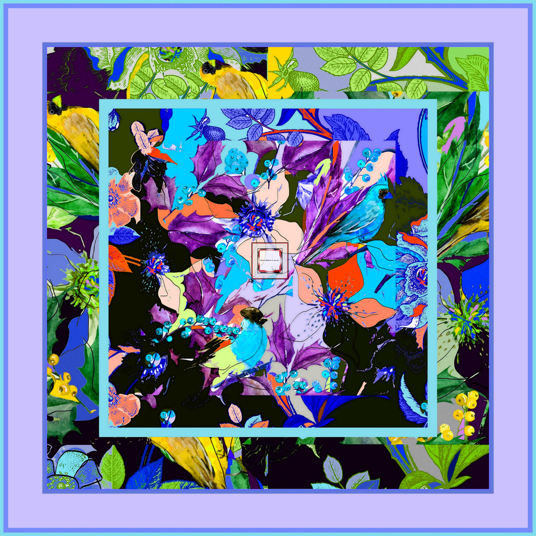 Foulard in seta linea I fiori