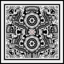 Carica l&#39;immagine nel visualizzatore di Gallery, Foulard in seta  linea Multi grafica
