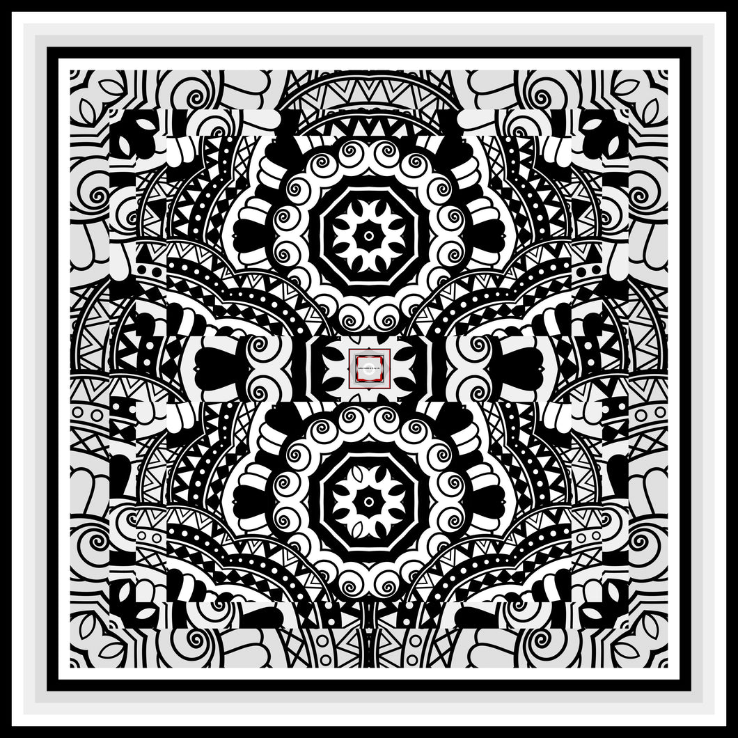 Foulard in seta  linea Multi grafica