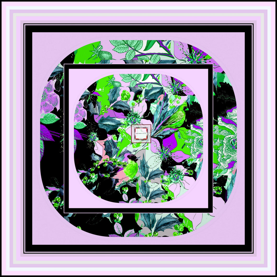 Foulard in seta linea I fiori