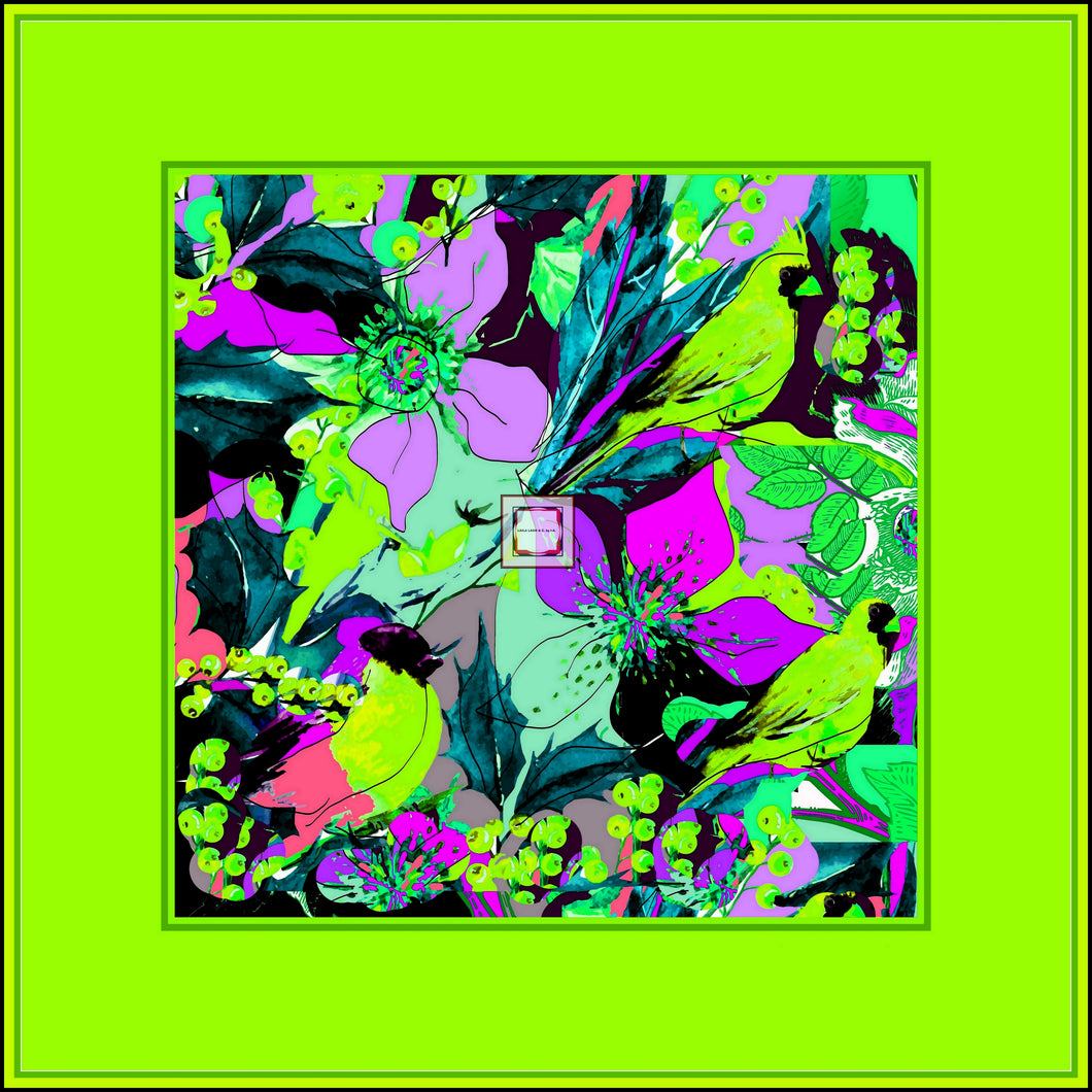 Foulard in seta linea I fiori