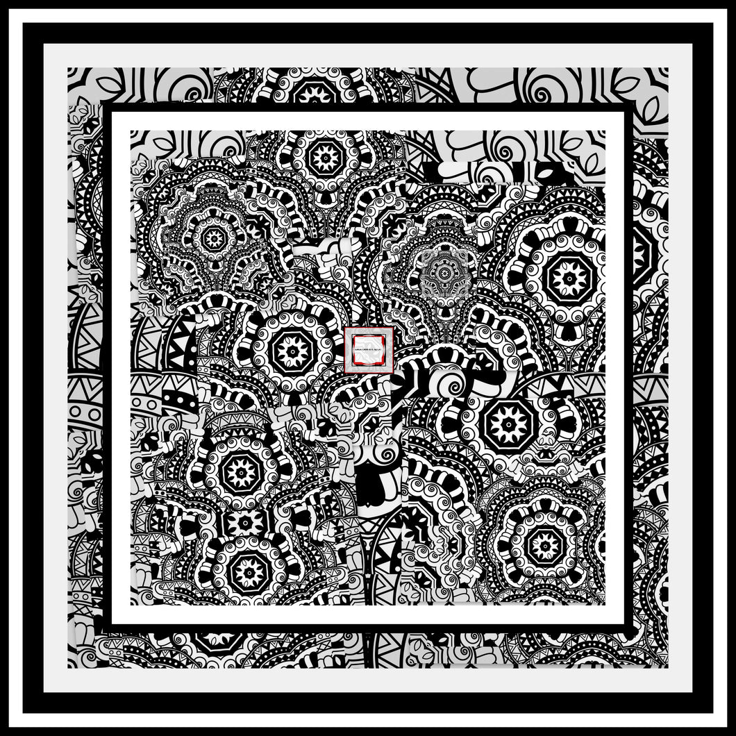 Foulard in seta  linea Multi grafica