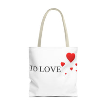 Load image into Gallery viewer, Graphic Tote Bag – "RED COLOR" Cosmetic Makeup Print
