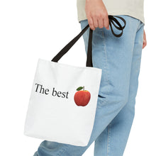 Load image into Gallery viewer, Graphic Tote Bag – "RED COLOR" Cosmetic Makeup Print
