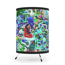 Load image into Gallery viewer, Tripod Lamp with High-Res Printed Shade, US\CA plug Laila Lago &amp; C. by I.A.
