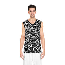 Load image into Gallery viewer, Stylish AOP Basketball Jersey, Athletic Top, Sporty Wear, Gift for Basketball Lovers, Trendy Workout Apparel
