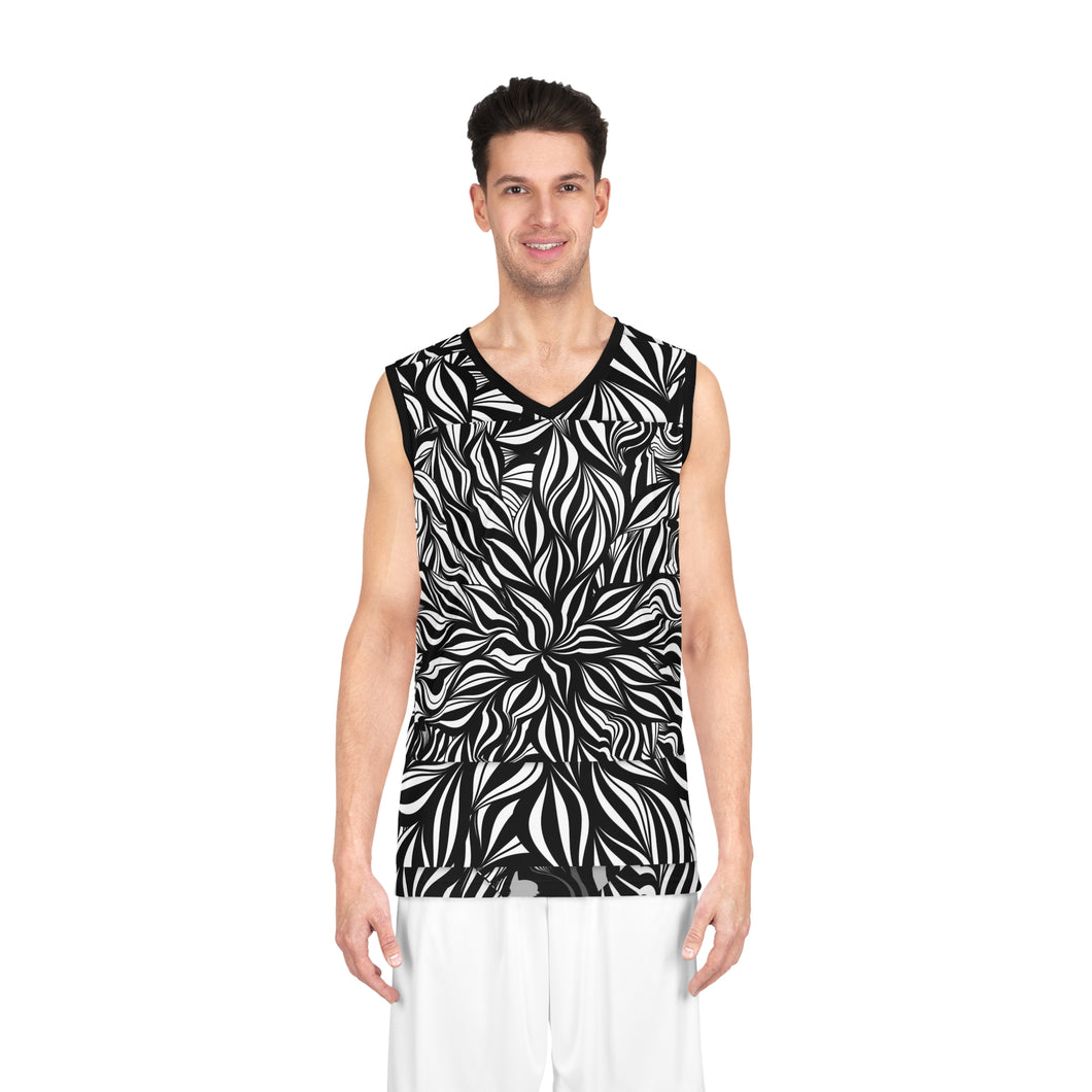 Stylish AOP Basketball Jersey, Athletic Top, Sporty Wear, Gift for Basketball Lovers, Trendy Workout Apparel