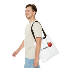 Load image into Gallery viewer, Graphic Tote Bag – "RED COLOR" Cosmetic Makeup Print
