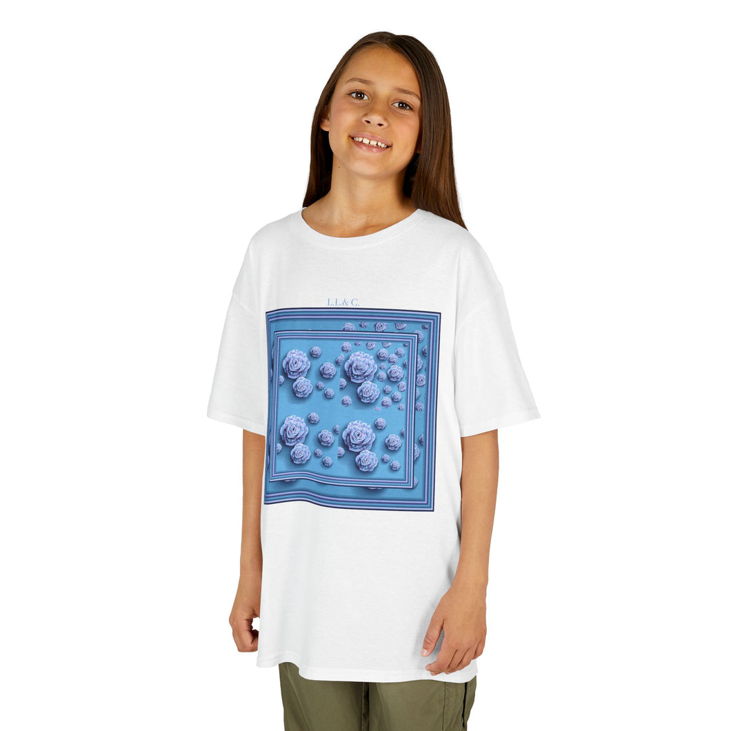Maglietta con stampa artistica linea- Bimbi sereni-