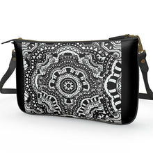 Carica l&#39;immagine nel visualizzatore di Gallery, Borsa in pelle a tracolla linea Multi grafica
