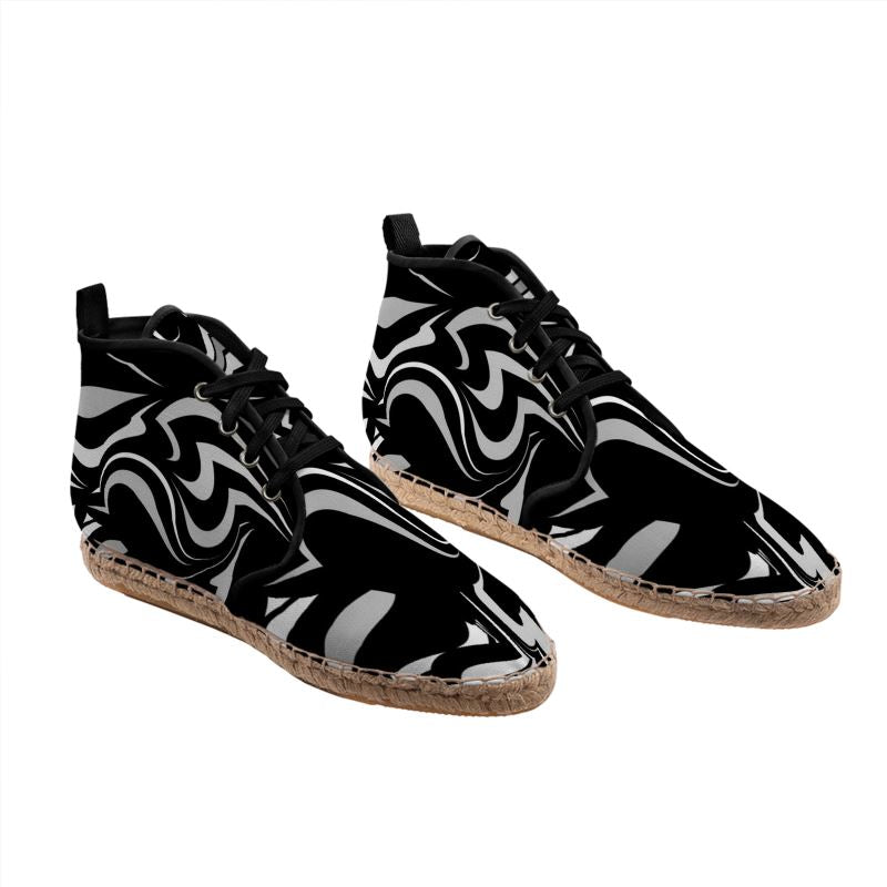 Espadrillas a scarponcino linea -Le onde-AAA